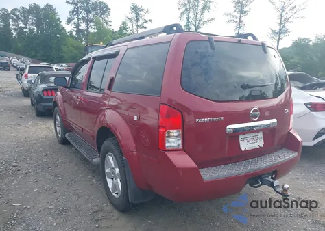 2008 Nissan Pathfinder Se z USA, uszkodzony, nr VIN 5N1AR18U38C632388